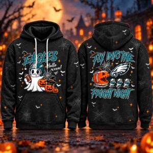 Eagles Halloween Fly Into The Fright Night Hoodie 2