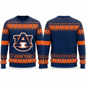 2026 Christmas Auburn Tigers Custom Ugly Sweater