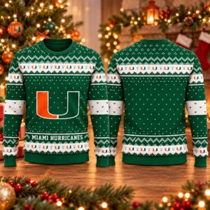 2026 Christmas Hurricanes Custom Ugly Sweater 2