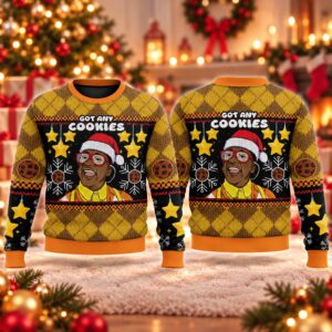 2026 Christmas Got Any Cookies Steve Urkel Meme Ugly Sweater 2