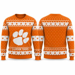2026 Christmas Clemson Tigers Custom Ugly Sweater
