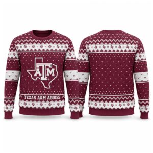 2026 Christmas Texas A&M Aggies Custom Ugly Sweater