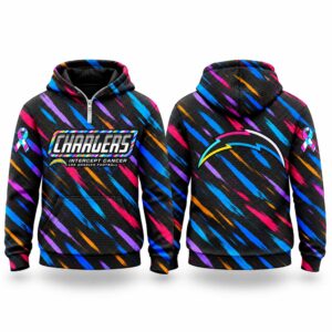 Chargers Football 2026 Crucial Catch Quarter Zip Waffle Hoodie